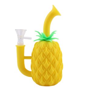 4" Silicone Pineapple Bong - SMKE-058-B