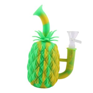 4" Silicone Pineapple Bong - SMKE-058-C