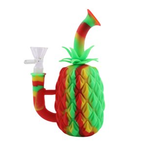 4" Silicone Pineapple Bong - SMKE-058-E