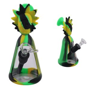 3" Silicone Alien Cap Bong - SMKE-068-E
