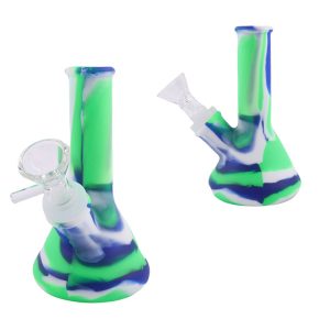 3" Silicone Simple Style Bong - SMKE-070-B
