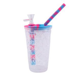 4" Silicone Ice Cold Cup Bong - SMKE-071-C