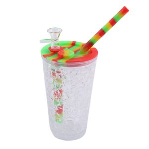 4" Silicone Ice Cold Cup Bong - SMKE-071-D