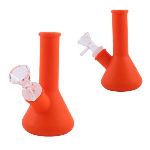 3" Silicone Simple Style Bong - SMKE-070-G