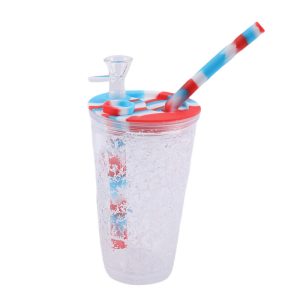 4" Silicone Ice Cold Cup Bong - SMKE-071-B