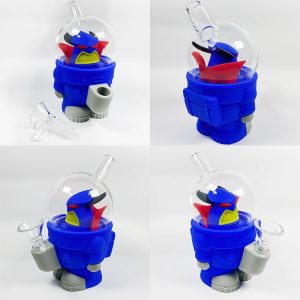 5" Silicone Zach King Bong -SMKE-094-Blue