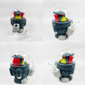 5" Silicone Zach King Bong -SMKE-094-Grey