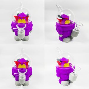 5" Silicone Zach King Bong -SMKE-094-Purple