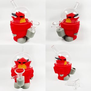 5" Silicone Zach King Bong -SMKE-094-Red