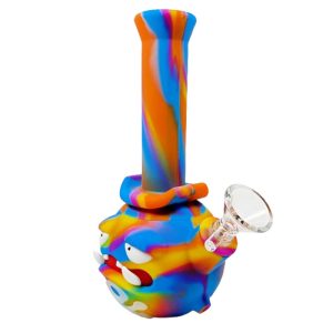 7" Silicone Weezing Bong - SMKE-095-C