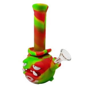 7" Silicone Weezing Bong - SMKE-095-B