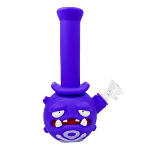 7" Silicone Weezing Bong - SMKE-095-Purple