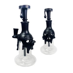 3" Silicone Woodpecker Bong - SMKE-098-Black