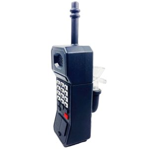 2" Silicone Phone Style Bong - SMKE-099-Black
