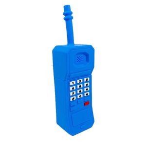 2" Silicone Phone Style Bong - SMKE-099-Blue