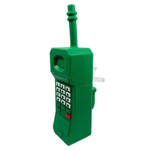 2" Silicone Phone Style Bong - SMKE-099-Green