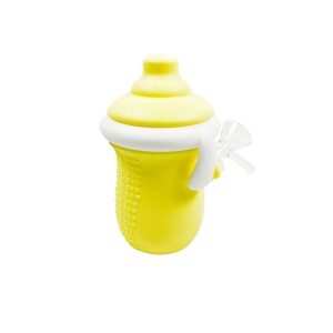 2" Silicone Baby Bottle Bong - SMKE-101-Yellow