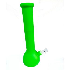 5" Silicone Long Neck Bright Color Bong - SMKE-118-Green
